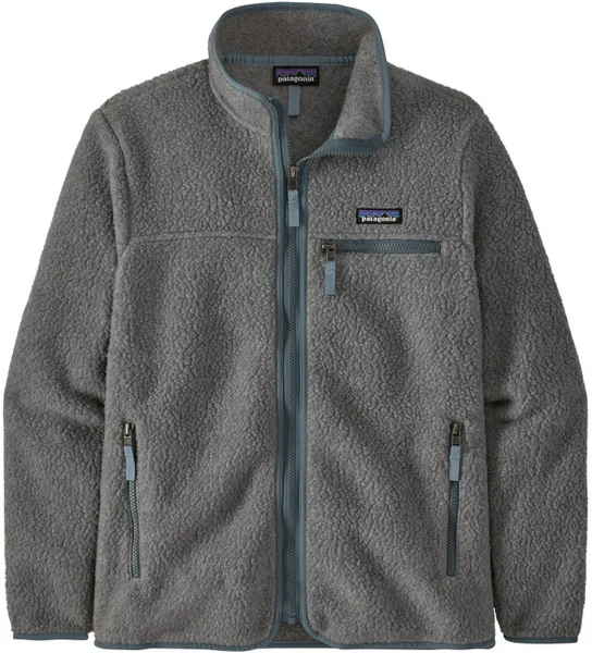 W's Retro Pile Jkt Salt Grey w/Light Plume Grey Säker betalning