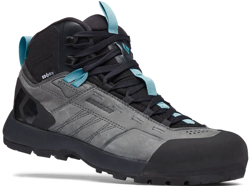 Erbjudandepris W's Mission Leather Mid WP Approach Shoes Steel Grey/Costal Blue