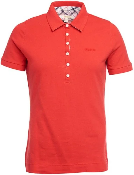 Snabb leverans W's Prudhoe Polo Tartan Red