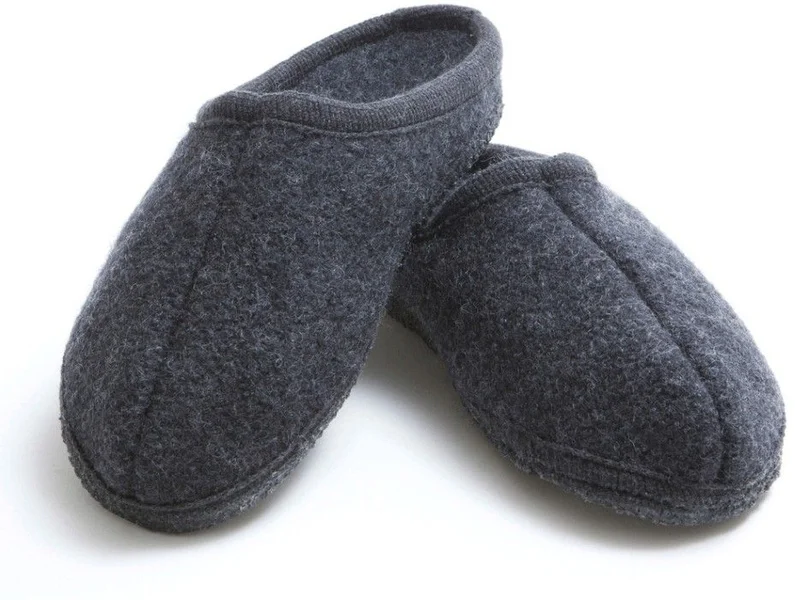 Beställ idag Original W's Wool Slippers Black Melange
