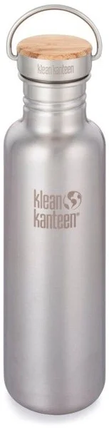 800 ml Reflect with Bamboo Cap Brushed Stainless Snabb leverans