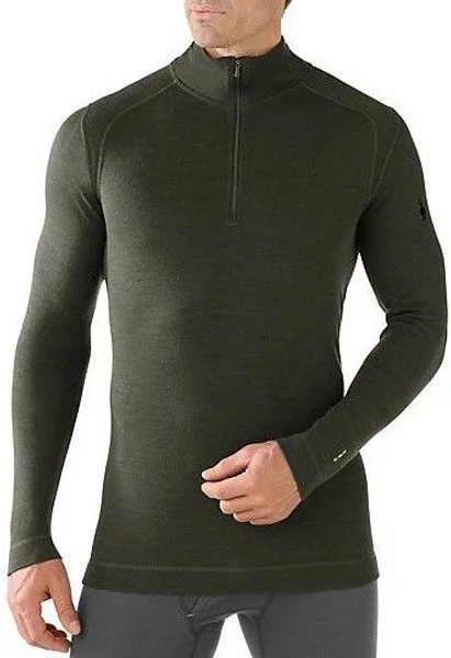 Endast idag M's Mid 250 Zip T Olive Heather