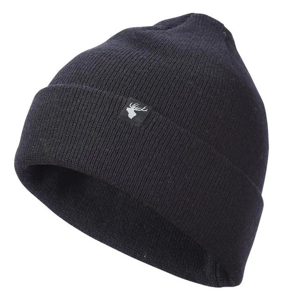 Merino Beanie Black Begränsat erbjudande