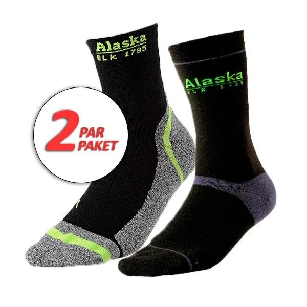 Alaska CoolMax/CoolDry Strumpor 2 Par Kundfavorit