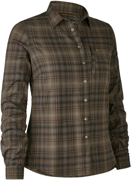 Lady Emery Shirt Green Check risnedsättning