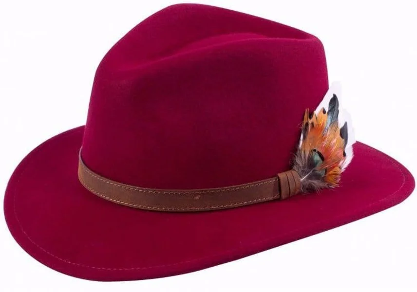 Begränsad tid Richmond Felt Hat Wine