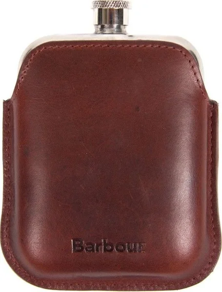 Wax Leather Hipflask Dark Brown Endast idag