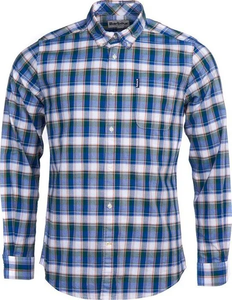 Fynd M's Country Check 7 Shirt Tailored Fit Green
