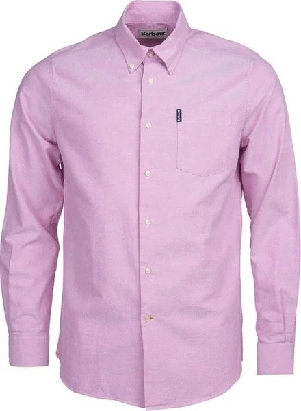 M's Oxford 8 Shirt Tailored Fit Raspberry Extra rabatt