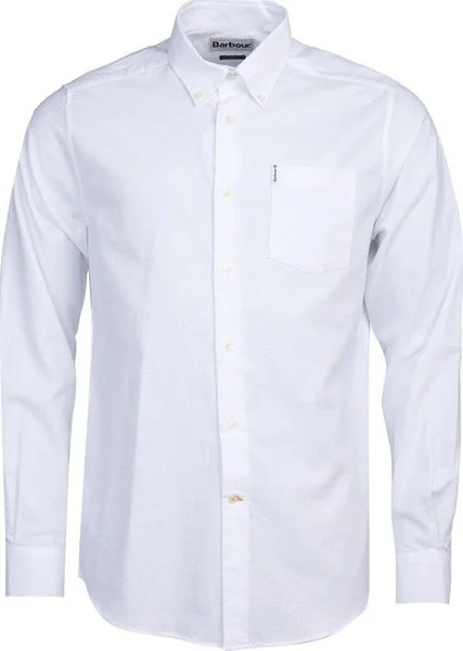 M's Oxford 8 Shirt Tailored Fit White Populärt val