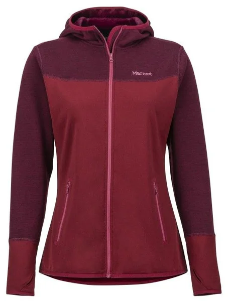 W's Sirona Hoody Claret/Dry I lager