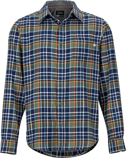 M's Fairfax Midweight Flannel LS Crocodile Sänkt pris