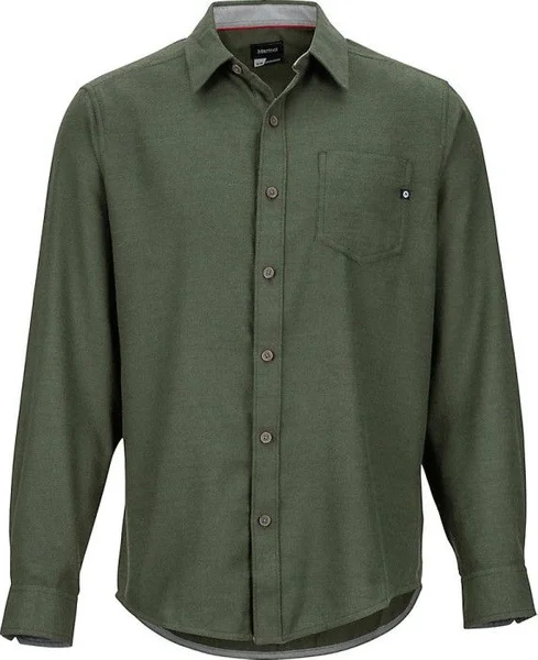 M's Hobson Midweight Flannel LS Rosin Green Heather Sista chansen