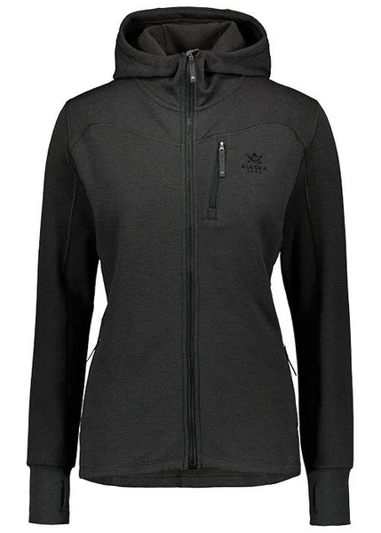 W's Merino Hoodie Dark Grey Beställ idag