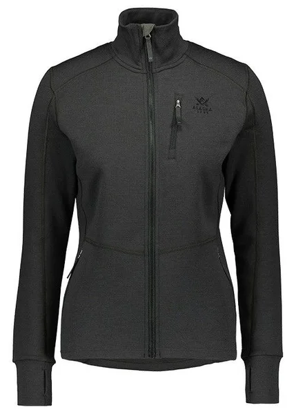 W's Merino Mid Layer Jacket Dark Grey Sänkt pris